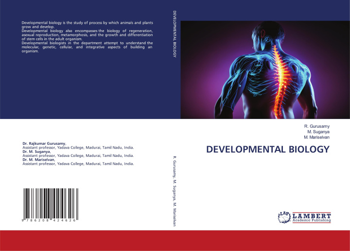 Kniha DEVELOPMENTAL BIOLOGY M. Suganya