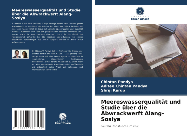 Kniha Meereswasserqualität und Studie über die Abwrackwerft Alang-Sosiya Aditee Chintan Pandya
