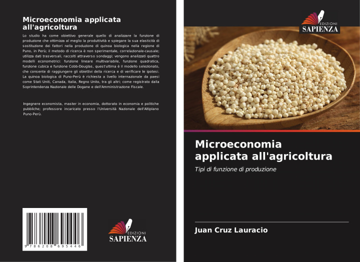 Knjiga Microeconomia applicata all'agricoltura Juan Cruz Lauracio