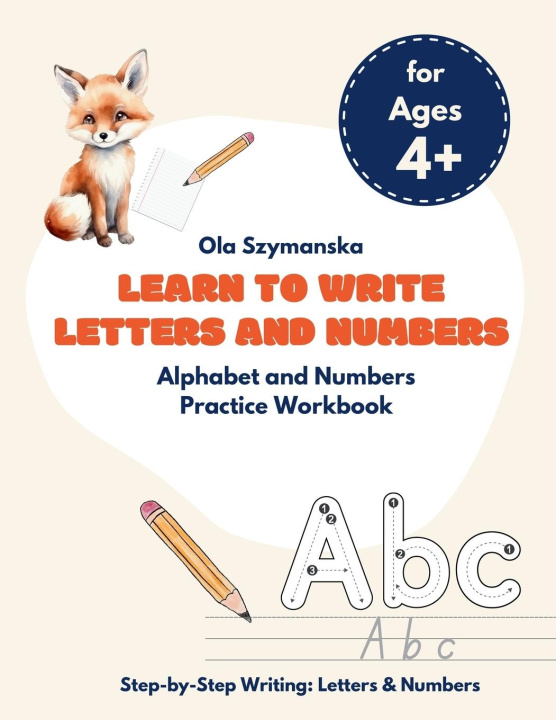 Kniha Learn to Write Letters and Numbers Aleksandra Szymańska