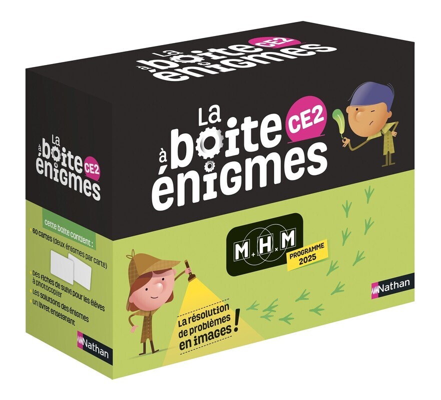 Kniha MHM - CE2 - la boite à énigmes - Programme 2025 Nicolas Pinel