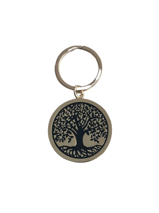 Knjiga Porte-clef métal doré Arbre de vie 