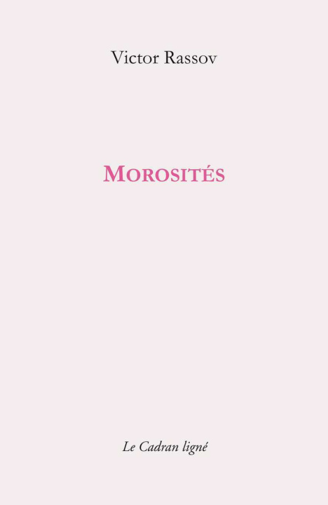 Book MOROSITES RASSOV