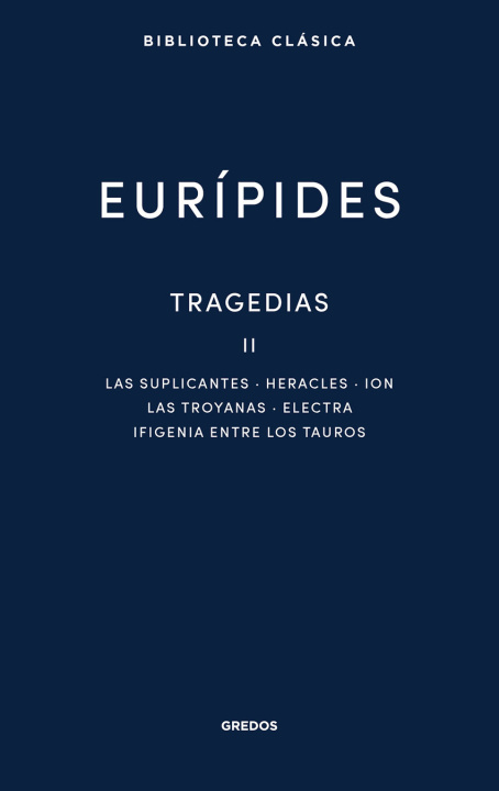Kniha Tragedias II EURIPIDES