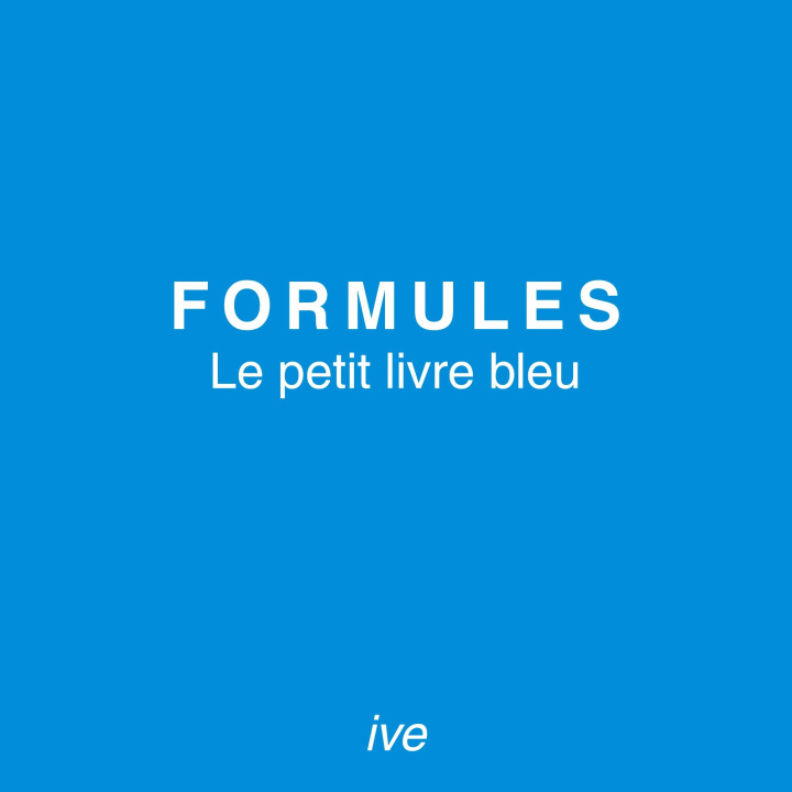Kniha FORMULES . IVE