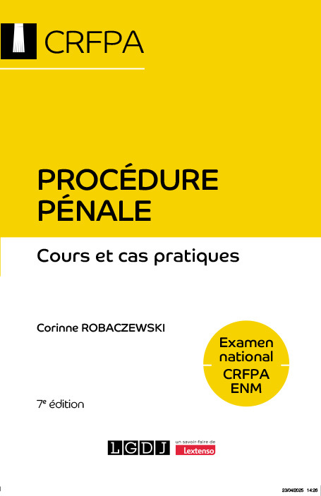 Knjiga Procédure pénale Robaczewski