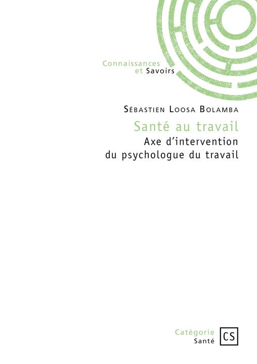 Kniha Santé au travail Sébastien Loosa Bolamba