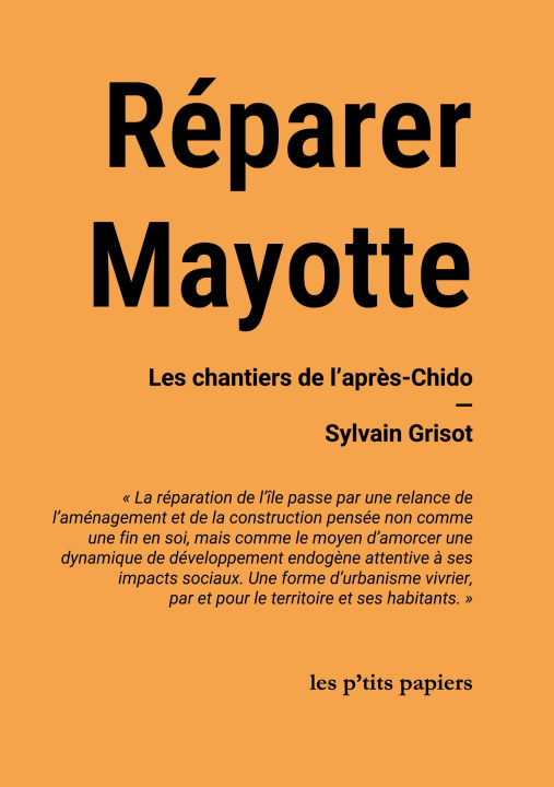 Book REPARER MAYOTTE GRISOT SYLVAIN