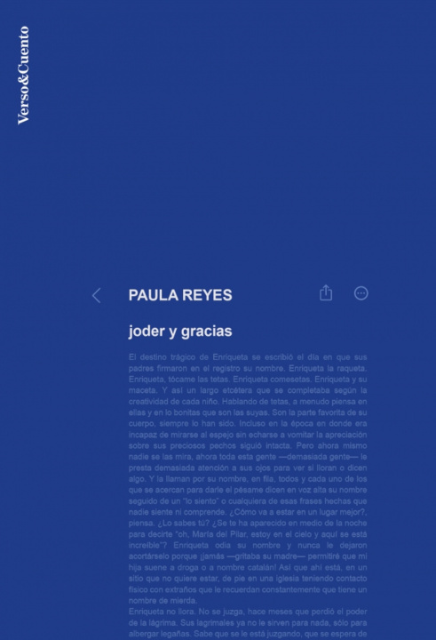 Kniha Joder Y Gracias Paula Reyes