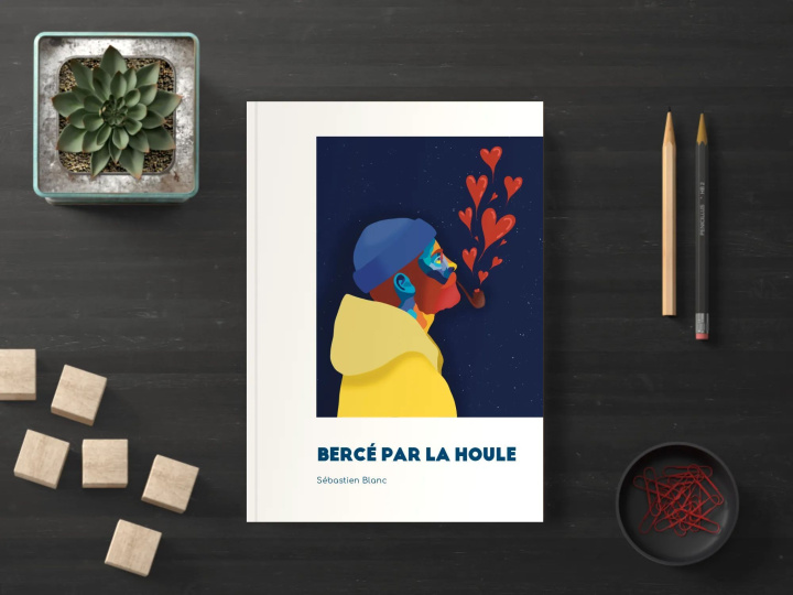 Kniha Bercé par la houle Blanc