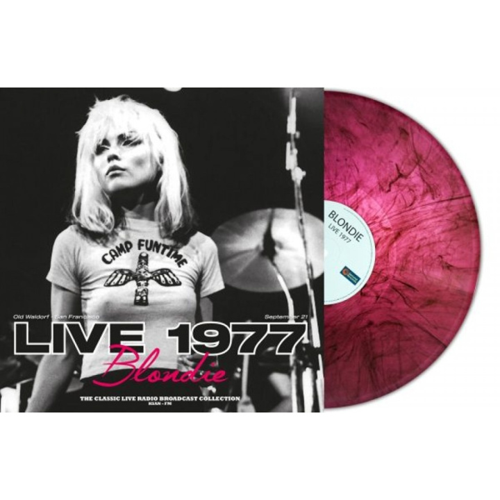 Áudio Blondie:  Old Waldorf Live 1977 (Violet Marble Vinyl) Blondie
