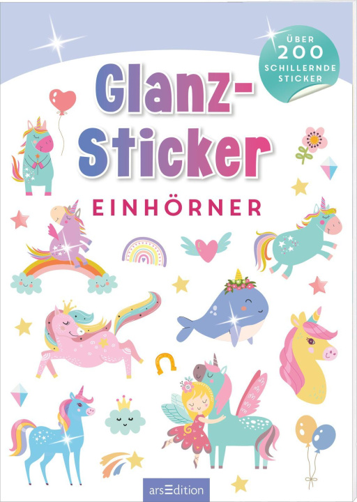 Hra/Hračka Glanz-Sticker - Einhörner 