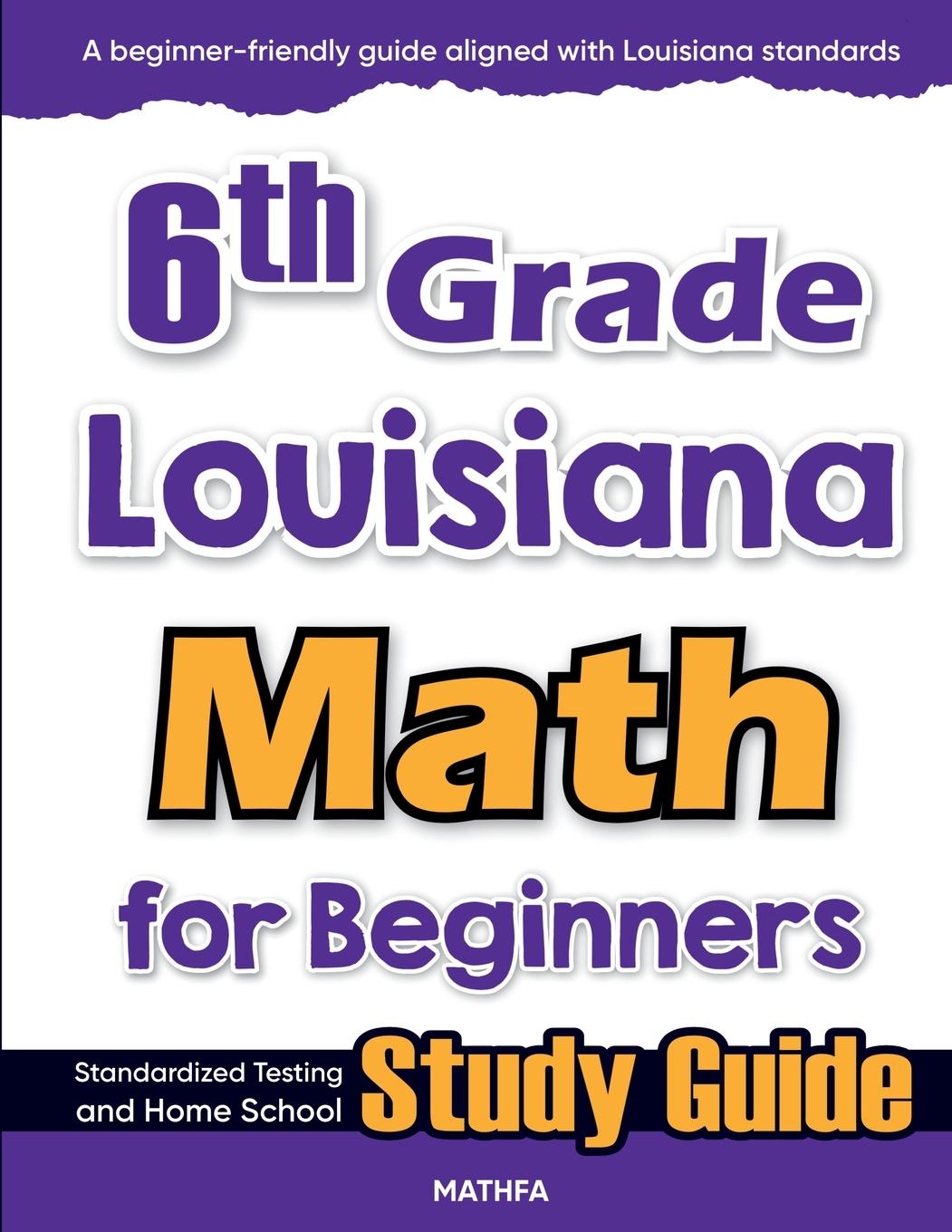 Kniha 6th Grade Louisiana Math for Beginners Hamid Eslamian