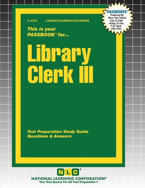Kniha Library Clerk III 