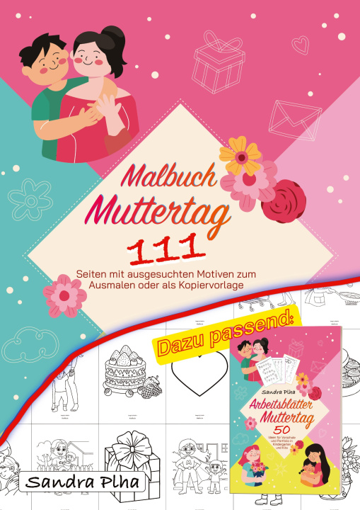 Kniha KitaFix Malbuch Muttertag Sandra Plha