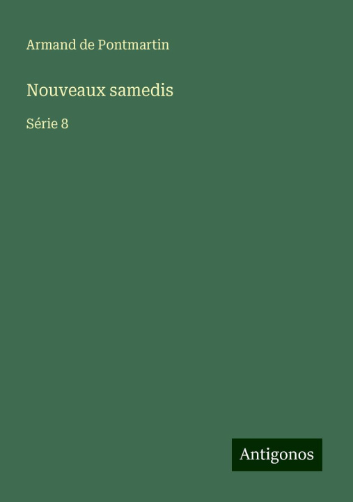 Knjiga Nouveaux samedis 