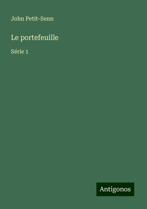 Kniha Le portefeuille 