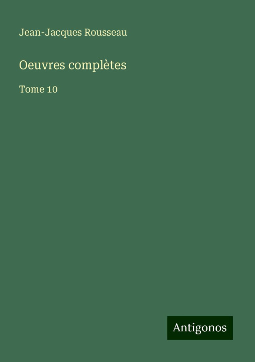 Kniha Oeuvres compl?tes 