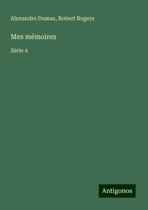 Carte Mes mémoires Robert Rogers