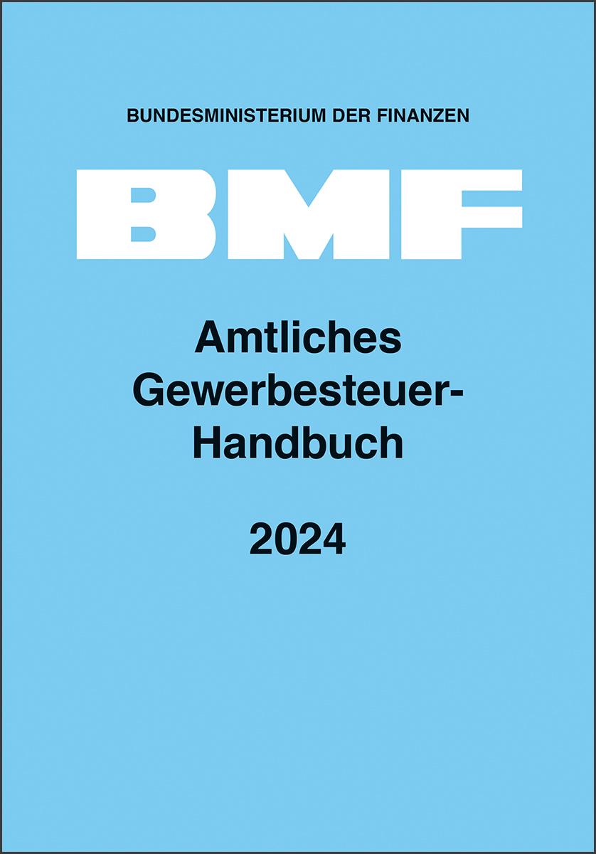 Buch Amtliches Gewerbesteuer-Handbuch 2024 Bundesministerium der Finanzen