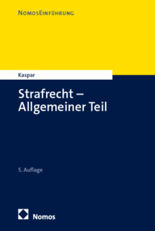 Knjiga Strafrecht - Allgemeiner Teil Johannes Kaspar