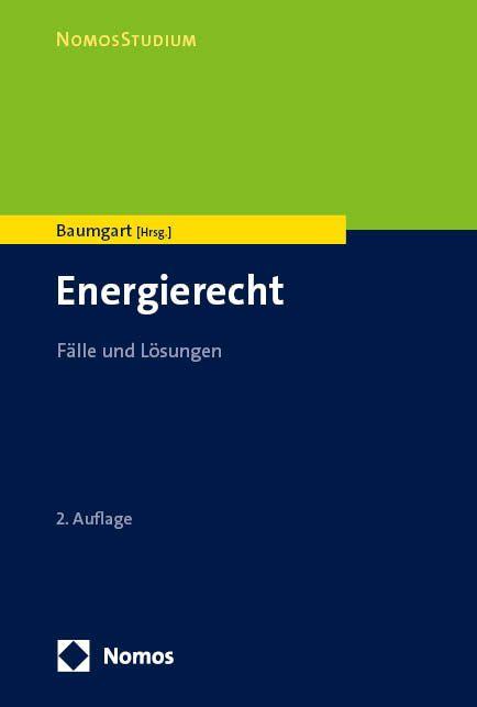 Buch Energierecht Max Baumgart