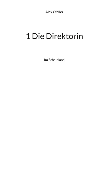 Knjiga 1 Die Direktorin 