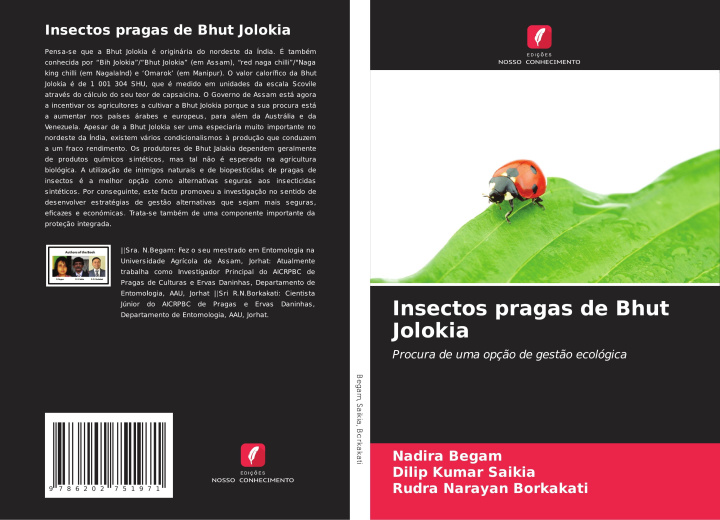 Book Insectos pragas de Bhut Jolokia Dilip Kumar Saikia
