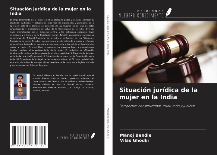 Libro Situación jurídica de la mujer en la India Vilas Ghodki