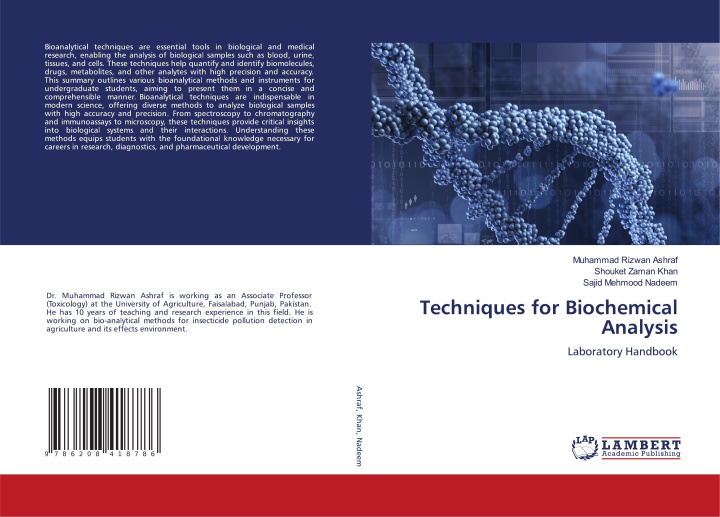Kniha Techniques for Biochemical Analysis Shouket Zaman Khan