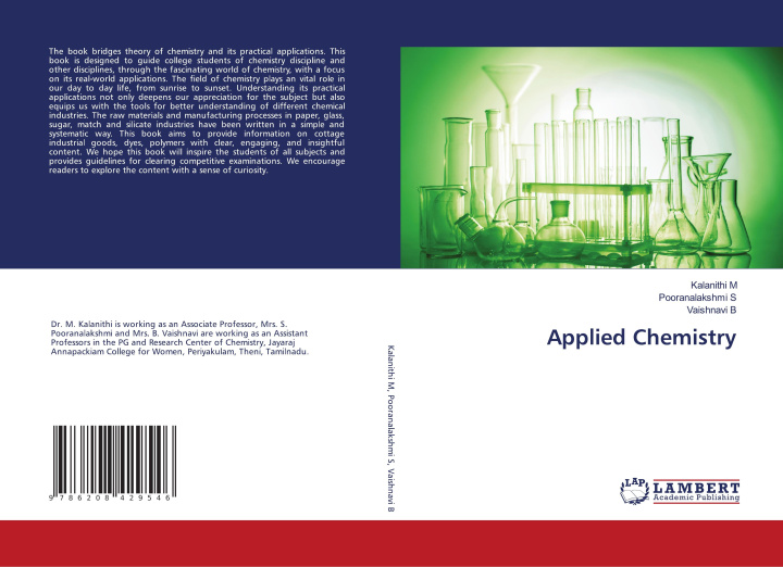 Kniha Applied Chemistry Pooranalakshmi S