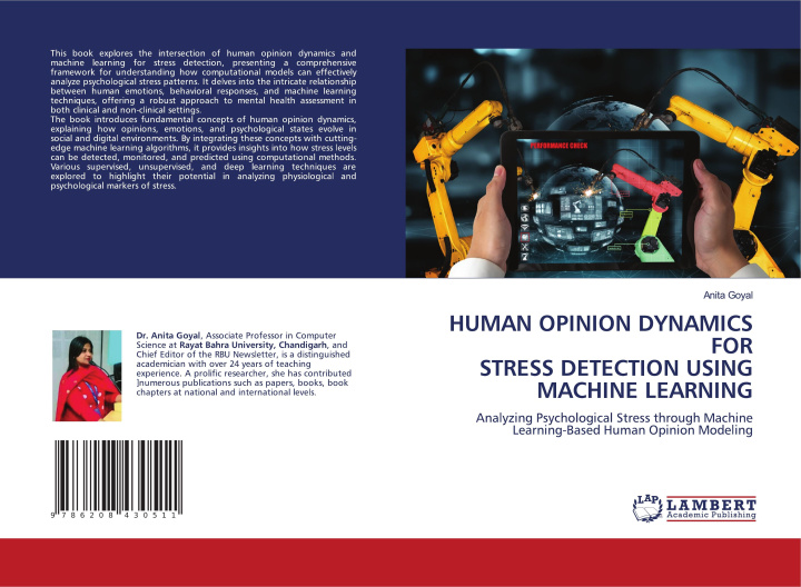 Kniha HUMAN OPINION DYNAMICS FOR STRESS DETECTION USING MACHINE LEARNING Anita Goyal
