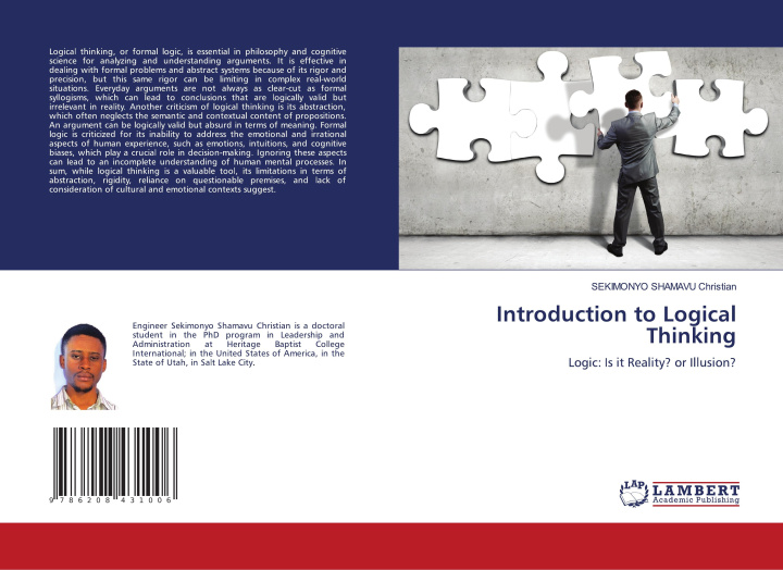 Kniha Introduction to Logical Thinking Sekimonyo Shamavu Christian