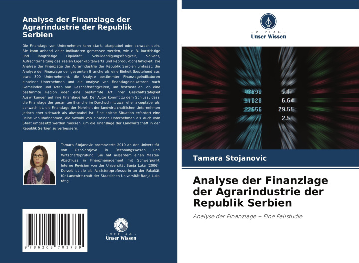 Libro Analyse der Finanzlage der Agrarindustrie der Republik Serbien Tamara Stojanovic