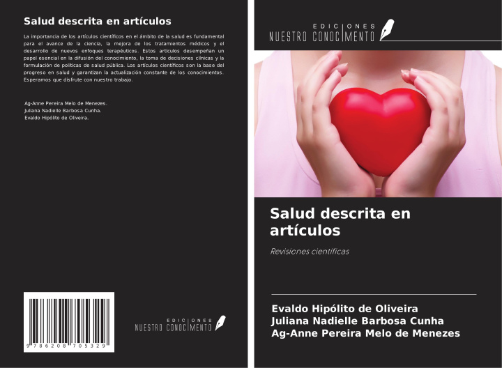 Libro Salud descrita en artículos Juliana Nadielle Barbosa Cunha