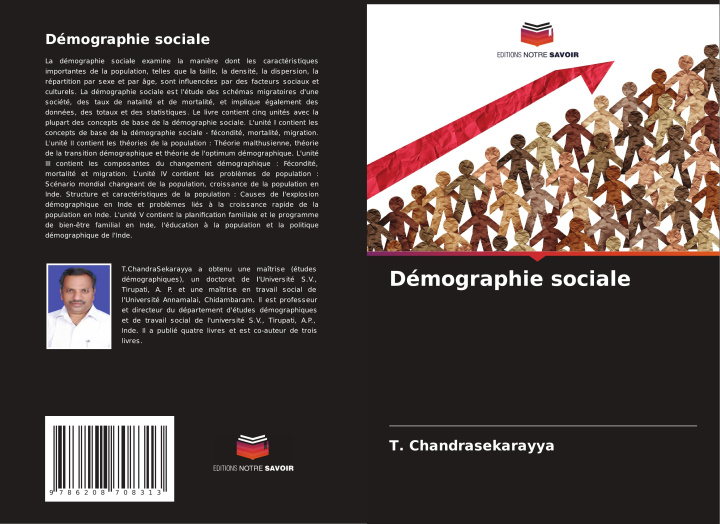 Kniha Démographie sociale T. ChandraSekarayya