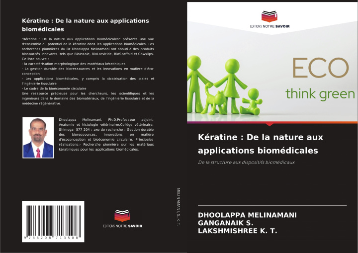 Kniha Kératine : De la nature aux applications biomédicales Ganganaik S.