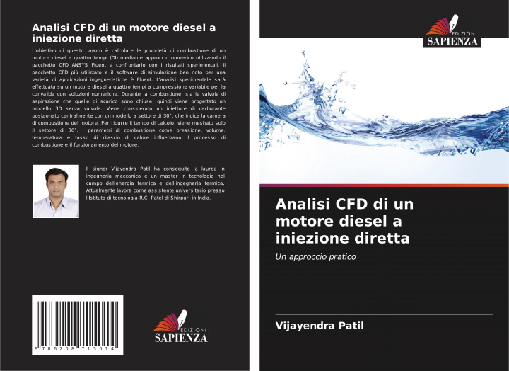 Libro Analisi CFD di un motore diesel a iniezione diretta Vijayendra Patil