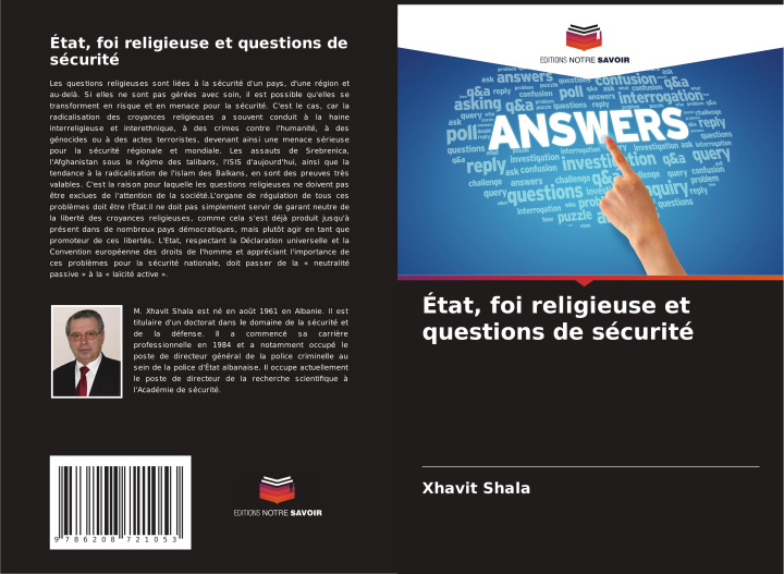 Kniha État, foi religieuse et questions de sécurité Xhavit Shala