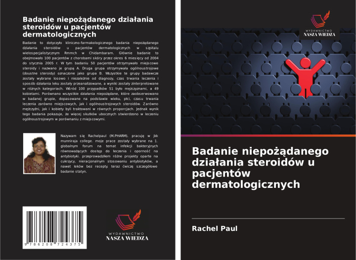 Libro Badanie niepo??danego dzia?ania steroidów u pacjentów dermatologicznych Rachel Paul