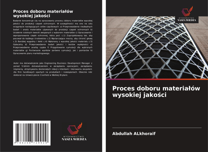 Libro Proces doboru materia?ów wysokiej jako?ci Abdullah ALkhoraif