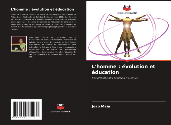 Kniha L'homme : évolution et éducation João Maia