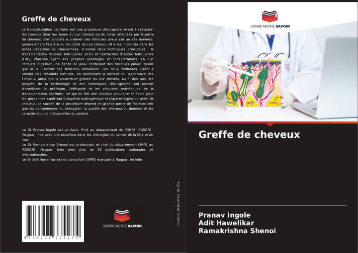 Kniha Greffe de cheveux Adit Hawelikar