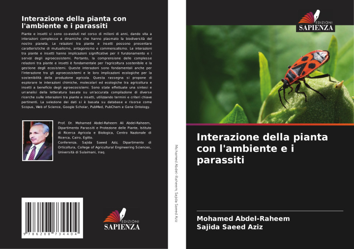Libro Interazione della pianta con l'ambiente e i parassiti Sajida Saeed Aziz
