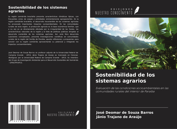 Knjiga Sostenibilidad de los sistemas agrarios Jânio Trajano de Araújo