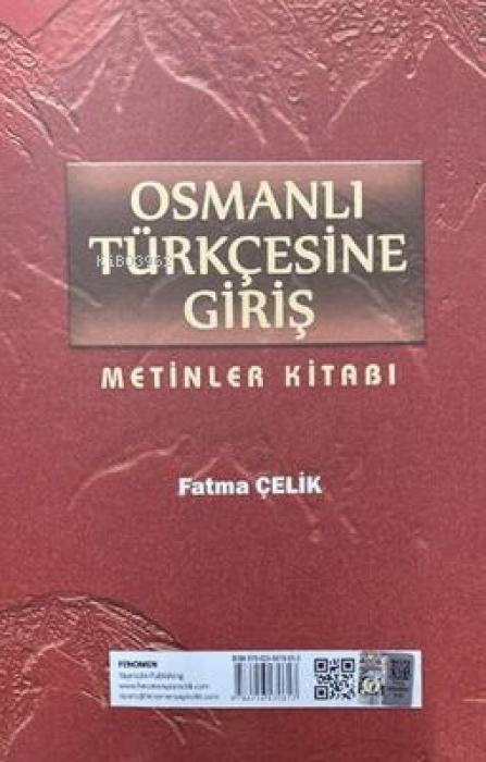 Kniha Osmanli Türkcesine Giris 
