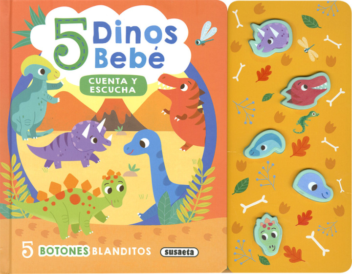 Kniha 5 Dinos bebé Susaeta Ediciones