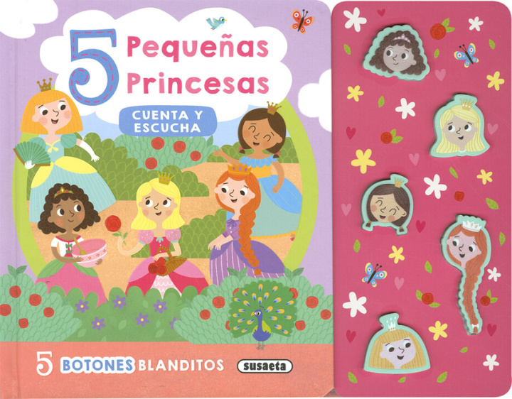 Kniha 5 peque?as princesas Susaeta Ediciones