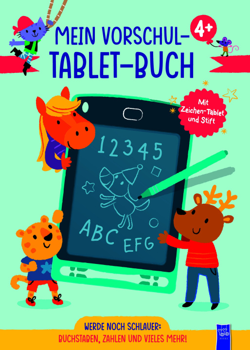 Kniha Mein Vorschul-Tablet-Buch 4 + (blaues Cover) 