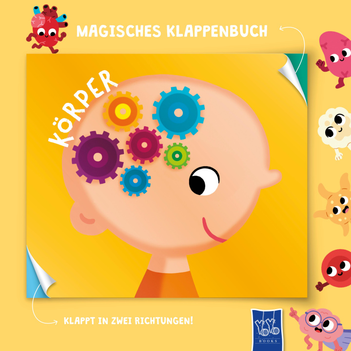 Knjiga Magisches Klappenbuch - Körper Peter Gennet